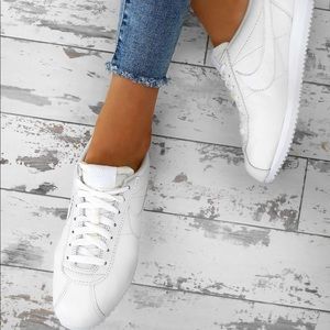 Brand New Nike Cortez Leather White